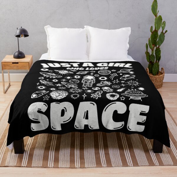 Item preview, Just A Girl Who Loves Space Planets Science Lover designed and sold by CharlotteTerri.