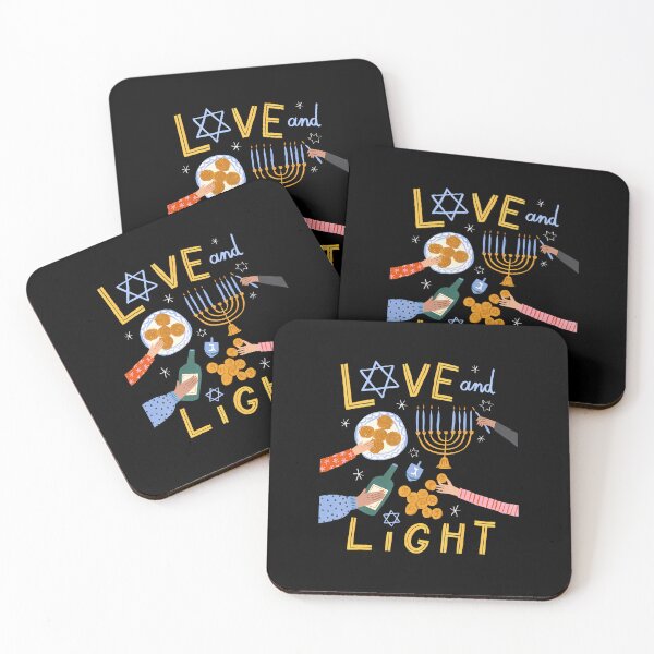 Item preview, Love And Light Happy Hanukkah Festival Of Lights Vibes designed and sold by JoannMinndy.