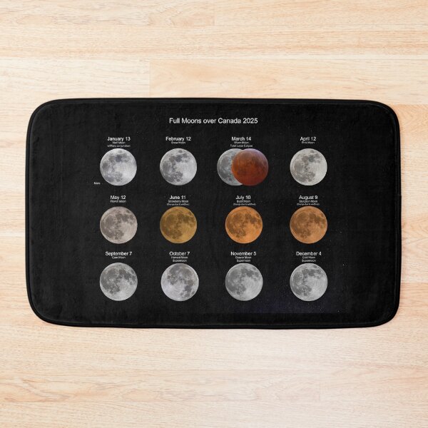 Item preview, Full Moons over Ottawa, Canada 2025 designed and sold by James Cumming.