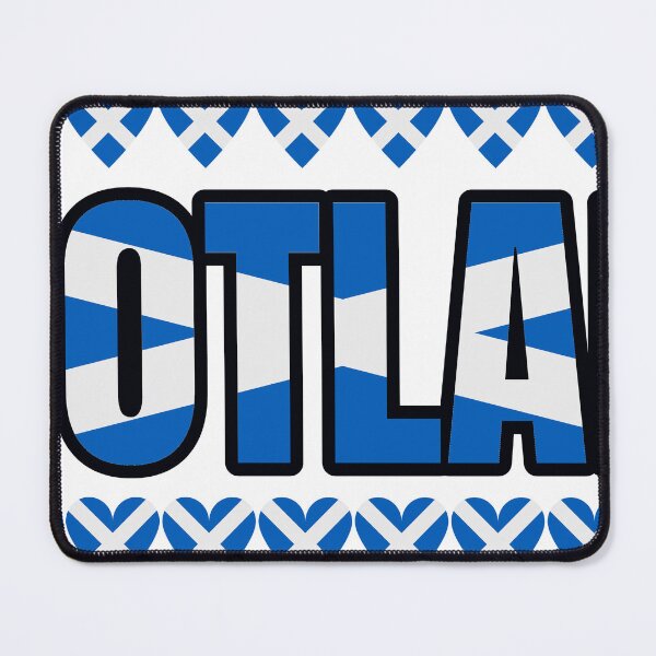 Item preview, Scotland Flag Letters And Hearts designed and sold by TheIconSmith.