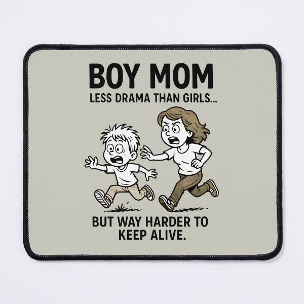 Item preview, Running Boy Mom designed and sold by GoldenSBeliever.