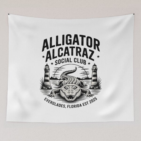 Item preview, Alligator Alcatraz Everglades Florida Est 2025 2  designed and sold by PowAcademy.