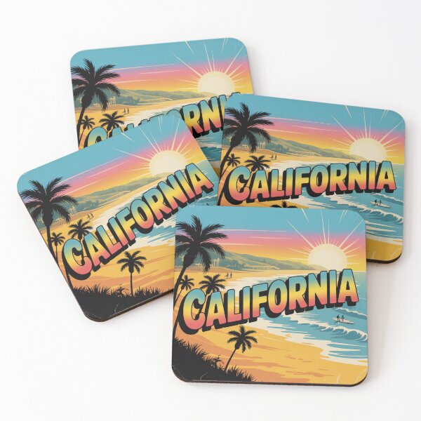 Item preview, California View Postcard designed and sold by NicolasGlowArt.