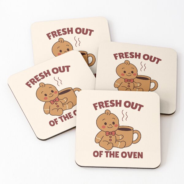 Item preview, Fresh Out of the Oven Gingerbread Coffee – Cute Christmas Baker Design designed and sold by Kewessthetic.