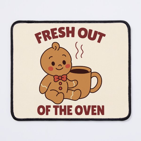 Item preview, Fresh Out of the Oven Gingerbread Coffee – Cute Christmas Baker Design designed and sold by Kewessthetic.