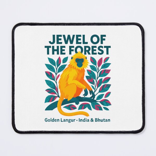 Item preview, Golden Langur Forest Treasure Art designed and sold by WildlifeInc.