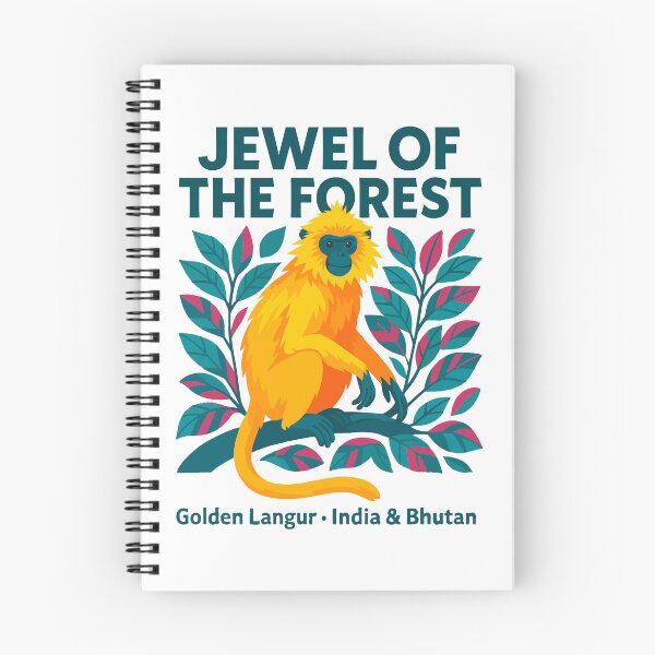 Item preview, Golden Langur Forest Treasure Art designed and sold by WildlifeInc.