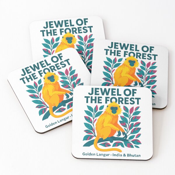 Item preview, Golden Langur Forest Treasure Art designed and sold by WildlifeInc.