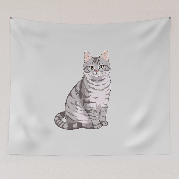 Item preview,  Cute Grey Tabby Cat designed and sold by xiao xuans.