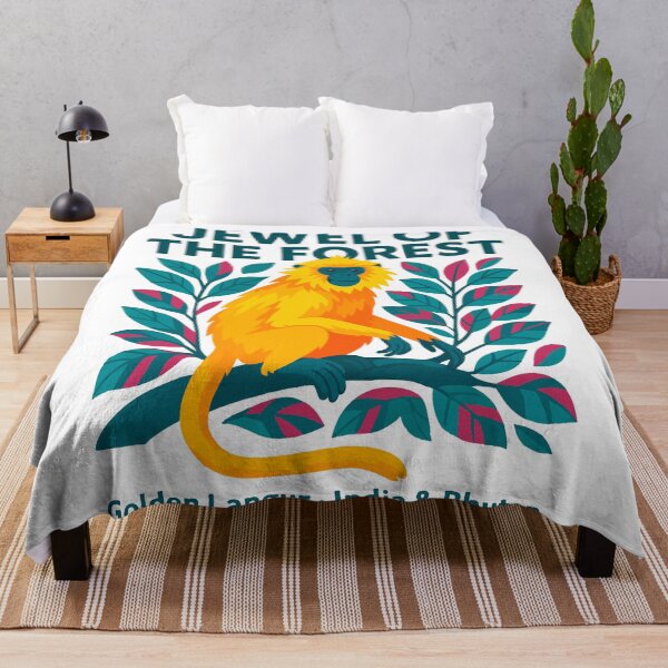 Item preview, Golden Langur Forest Treasure Art designed and sold by WildlifeInc.