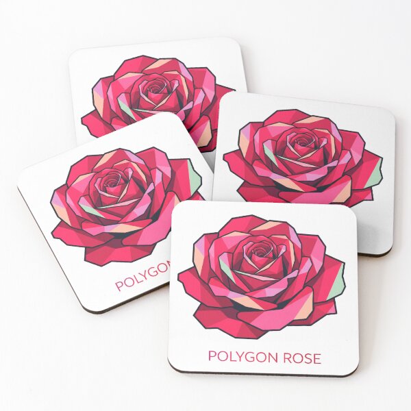 Aperçu de l'œuvre Rose polygonale créée et vendue par Swaysurgeart.