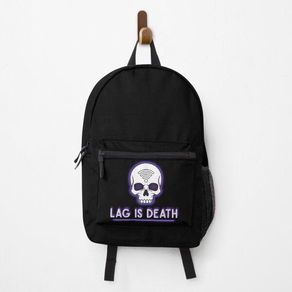Item preview, Lag is Death Critical WiFi Signal Skull Gamer designed and sold by Oommen Studio .