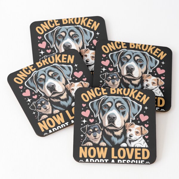 Item preview, Rescue Dog Once Broken Now Loved Adopt A Rescue  designed and sold by NailMolisa.