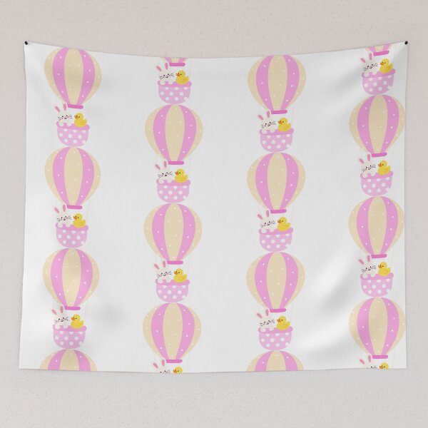 Item preview, Baby Shower Balloon Ride Seamless designed and sold by KJackArtwork.