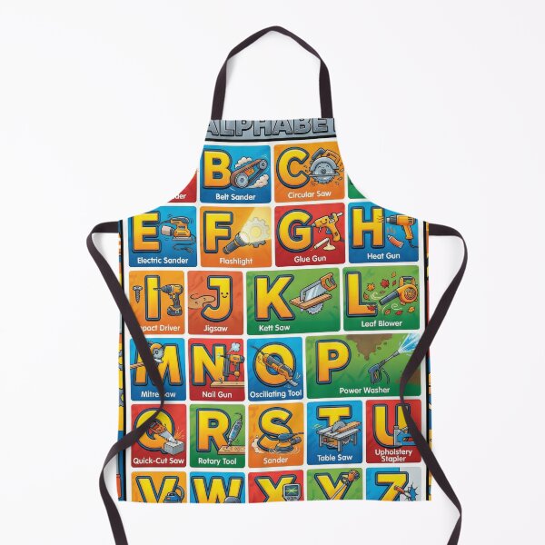 Item preview, A-Z Power Tools Alphabet designed and sold by Darktideprints.