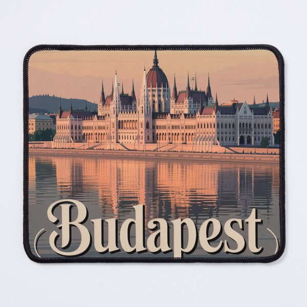 Item preview, Budapest City Postcard designed and sold by NicolasGlowArt.