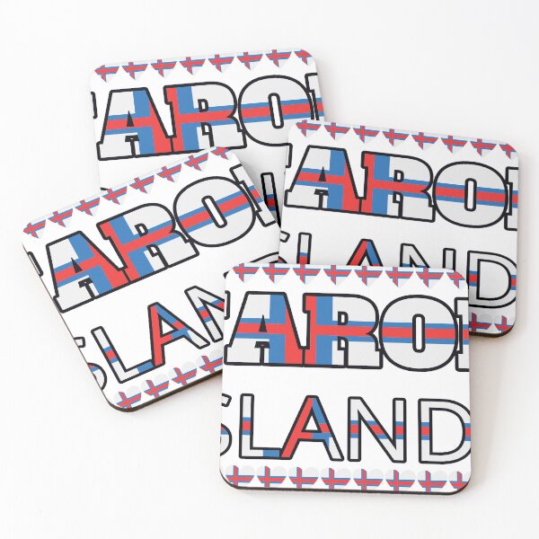 Item preview, Faroe Islands Flag Letters And Hearts designed and sold by TheIconSmith.
