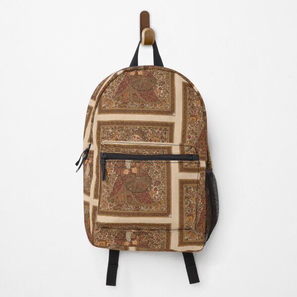 Item preview, “Kalamkari-Inspired Santa with Festive Gifts” designed and sold by digisetumedia.