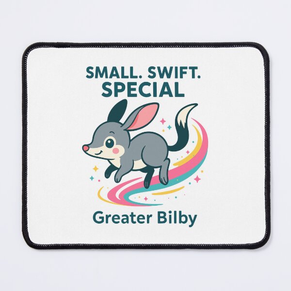 Item preview, Playful Greater Bilby Illustration designed and sold by WildlifeInc.