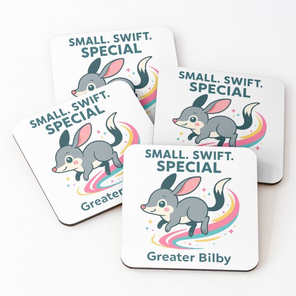 Item preview, Playful Greater Bilby Illustration designed and sold by WildlifeInc.