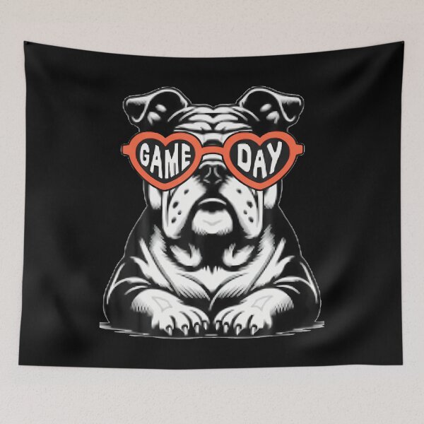 Item preview, Bulldog Mascot Sports Fan Football Basketball Baseball designed and sold by EdithKelly1.