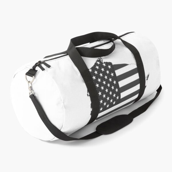 Item preview, Wisconsin State Stars & Stripes Silhouette – Black and White designed and sold by Paper Drip.