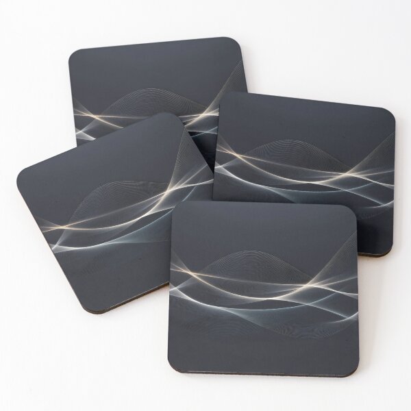 Item preview, Abstract Waveform Flow Digital Gradient Lines Design designed and sold by SplashTastic.