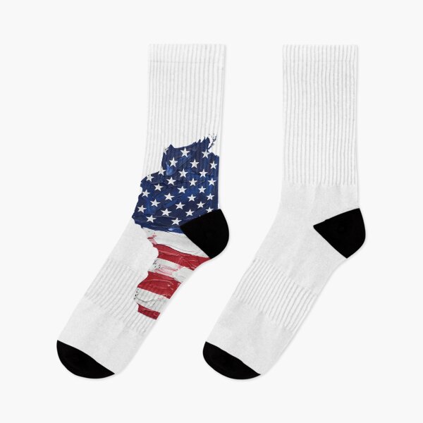 Item preview, Wisconsin Stars & Stripes State Silhouette – Distressed Americana designed and sold by Paper Drip.