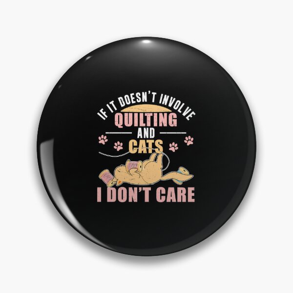 Item preview, Funny Hand Quilting Humor For Quilter Quilt Maker Cat Lovers designed and sold by TamaraIrma.