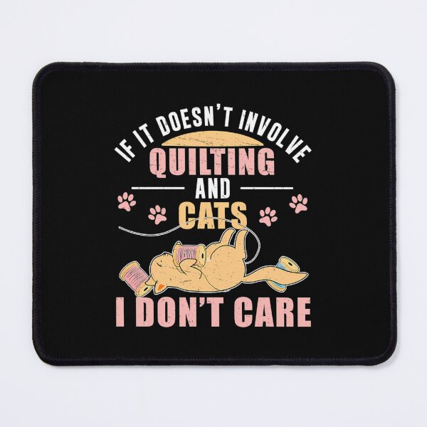 Item preview, Funny Hand Quilting Humor For Quilter Quilt Maker Cat Lovers designed and sold by TamaraIrma.