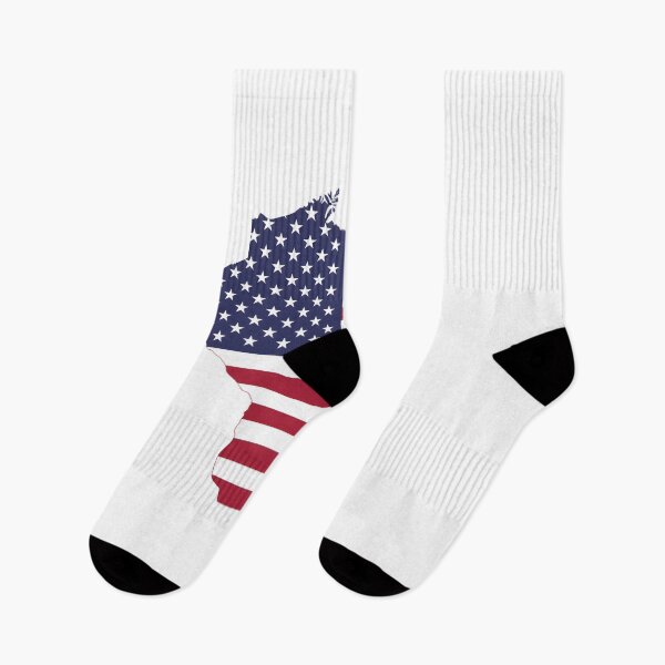 Item preview, Wisconsin Stars & Stripes State Silhouette – Distressed Americana designed and sold by Paper Drip.