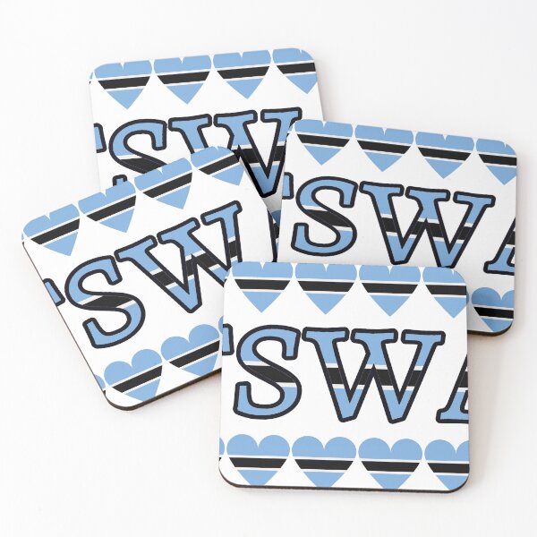 Item preview, Botswana Flag Letters And Hearts designed and sold by TheIconSmith.