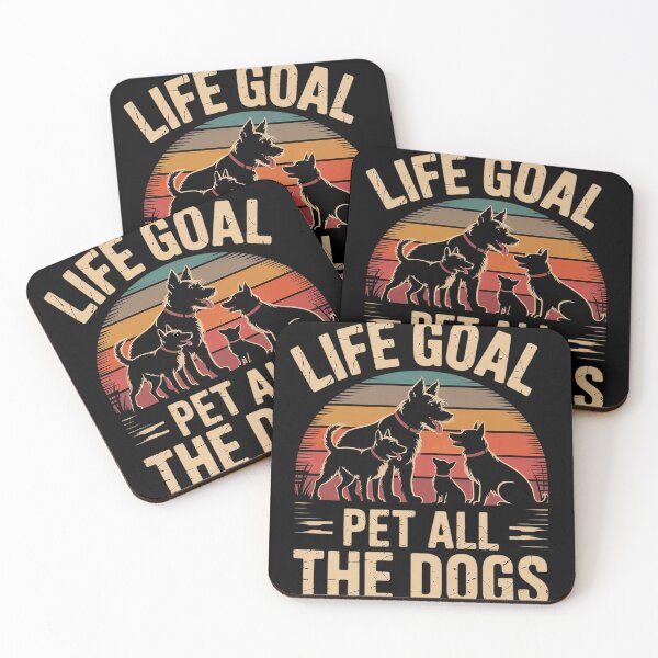 Item preview, Life Goal Pet All The Dogs Funny Dog4  designed and sold by MyzoToyota.