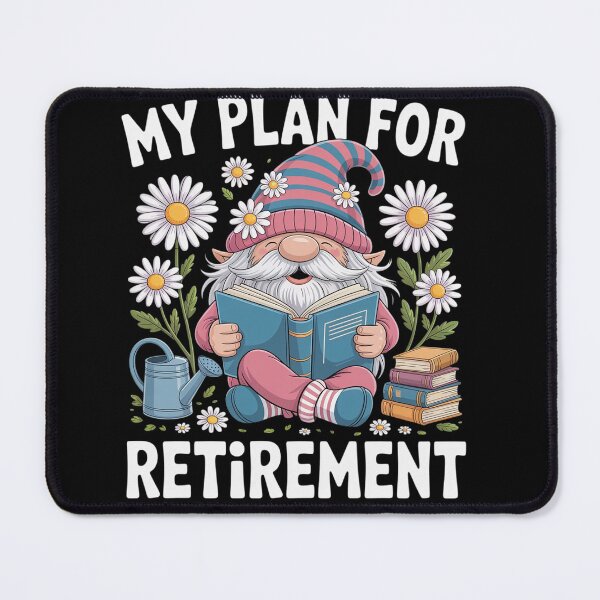 Item preview, Retired Teacher Gnome Reading A Book designed and sold by DianaStantzo.