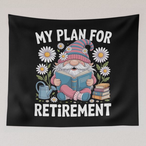 Item preview, Retired Teacher Gnome Reading A Book designed and sold by DianaStantzo.