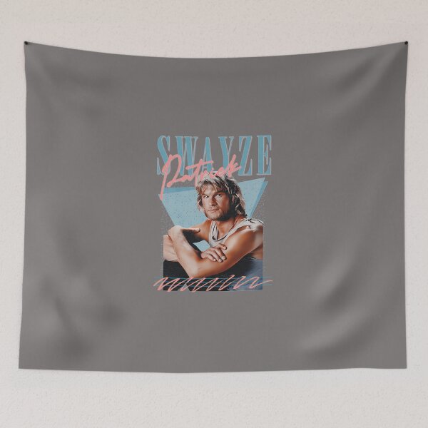Item preview, PATRICK SWAYZE 90S STYLED RETRO GRAPHIC DESIGN T-SHIRT designed and sold by NataschaSchalle.