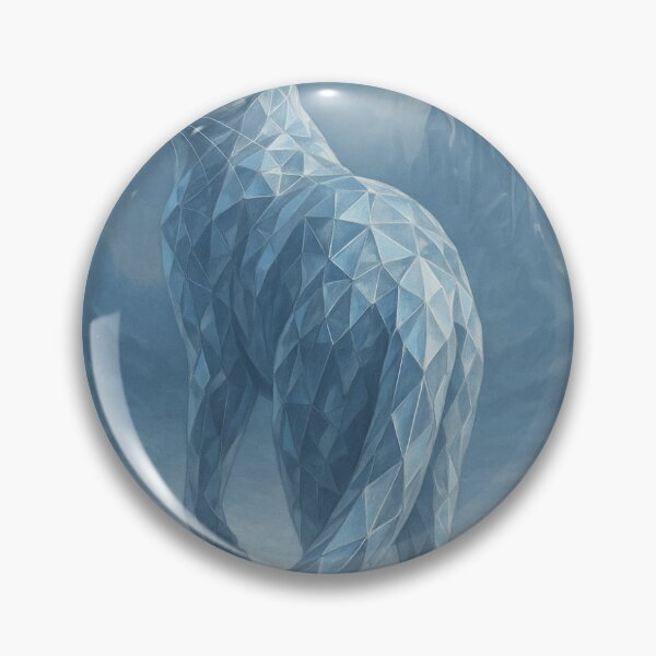 Item preview, Crystal Snow Queen Cat – Faceted Ice Fantasy Art designed and sold by LovelyCatGalaxy.