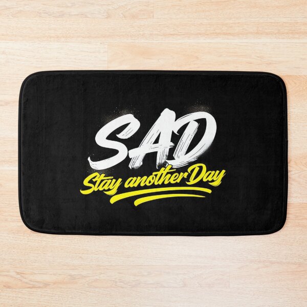 Item preview, Inspirational SAD Acronym Print – Stay Another Day Mental Wellness Poster for Redbubble & Pinterest Decor designed and sold by Bright Nest Studio.