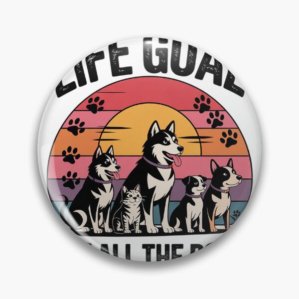Item preview, Life Goal Pet All The Dogs Funny Pet Dog Lover 6  designed and sold by MyzoToyota.