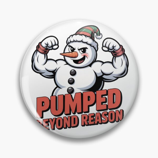 Item preview, Snowman Pumped Beyond Reason Funny Cursed Winter Gym Meme designed and sold by WSPrintCrafter.