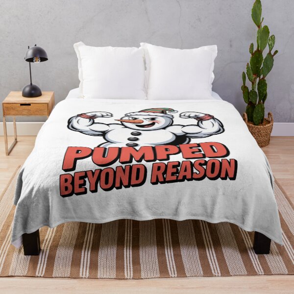 Item preview, Snowman Pumped Beyond Reason Funny Cursed Winter Gym Meme designed and sold by WSPrintCrafter.