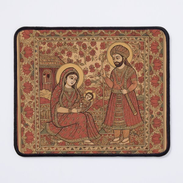 Item preview, “Pattachitra Nativity in Traditional Style” designed and sold by digisetumedia.