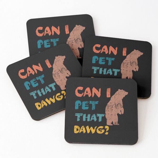 Item preview, Can I Pet That Dawg Funny Saying Retro Vintage designed and sold by Guess4best.