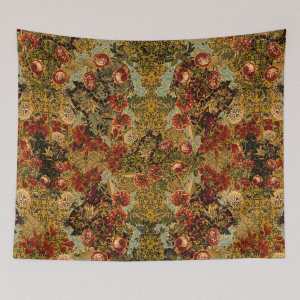 Item preview, Carpet and Floral Pattern designed and sold by Burcu Korkmazyurek.