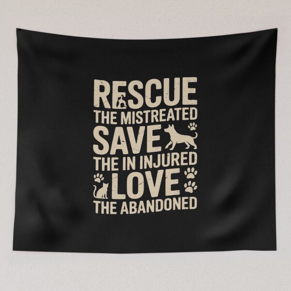 Item preview, Rescue Save Love, Animal Rescue Dog Cat Lovers4  designed and sold by NailMolisa.