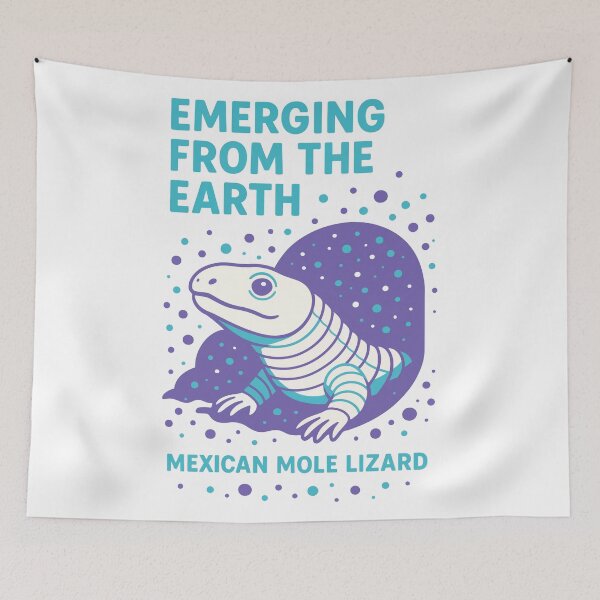 Item preview, Mexican Mole Lizard Burrowing Art designed and sold by WildlifeInc.