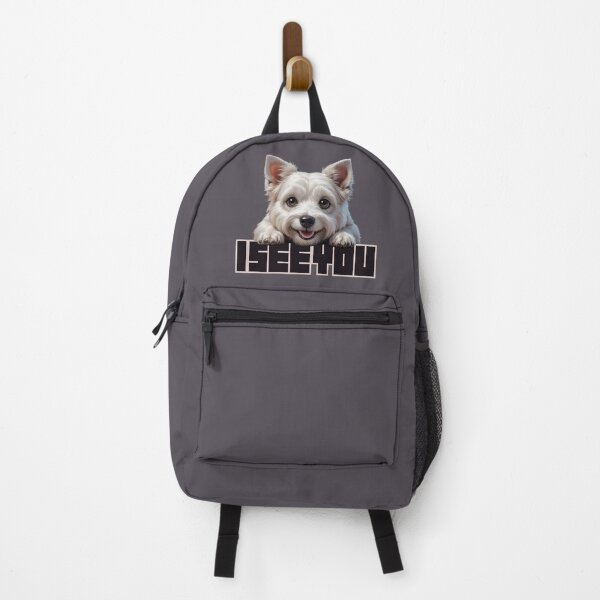 Item preview, West Highland White Terrier, I SEE YOU, Cute Dog Humor designed and sold by SolaoLab.