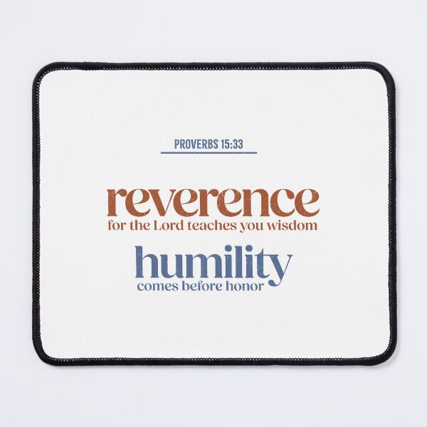 Item preview, Reverence for the Lord teaches you wisdom - Proverbs 15:33 designed and sold by LambsPath.