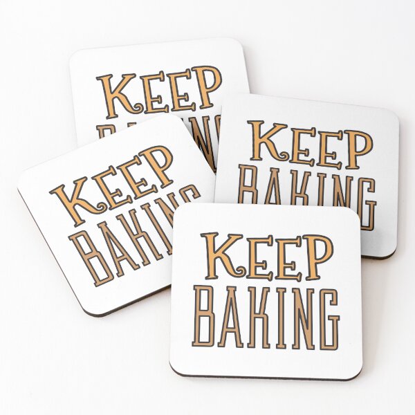 Item preview, Keep baking cute text designed and sold by Innet.