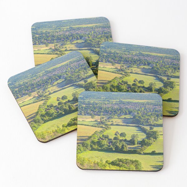 Item preview, Sunrise over Chantry Hill and Storrington Village.  designed and sold by HazyApplePhoto.